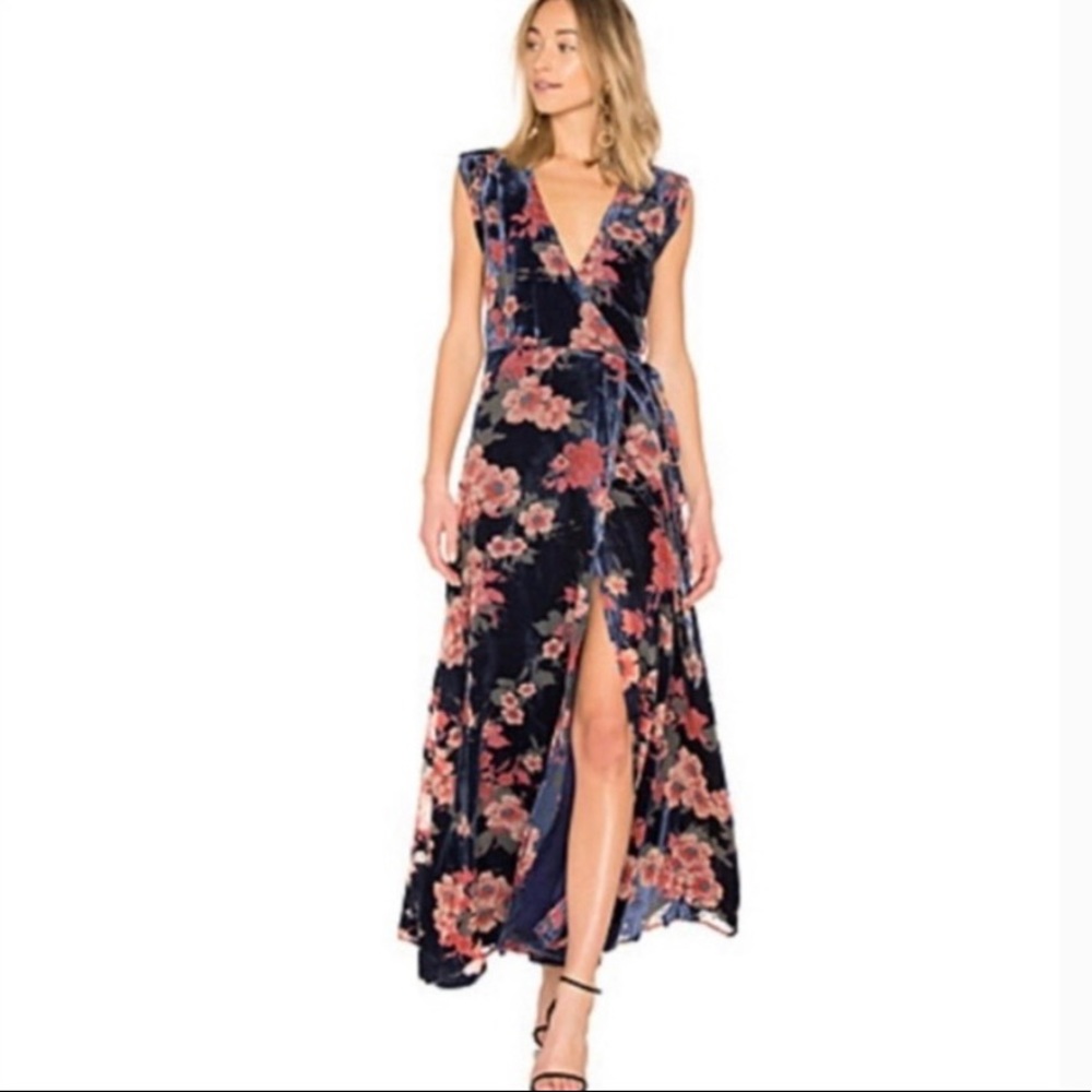 Yumi Kim Swept Away Velvet Maxi Dress